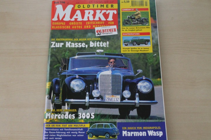 Deckblatt Oldtimer Markt (07/1996)